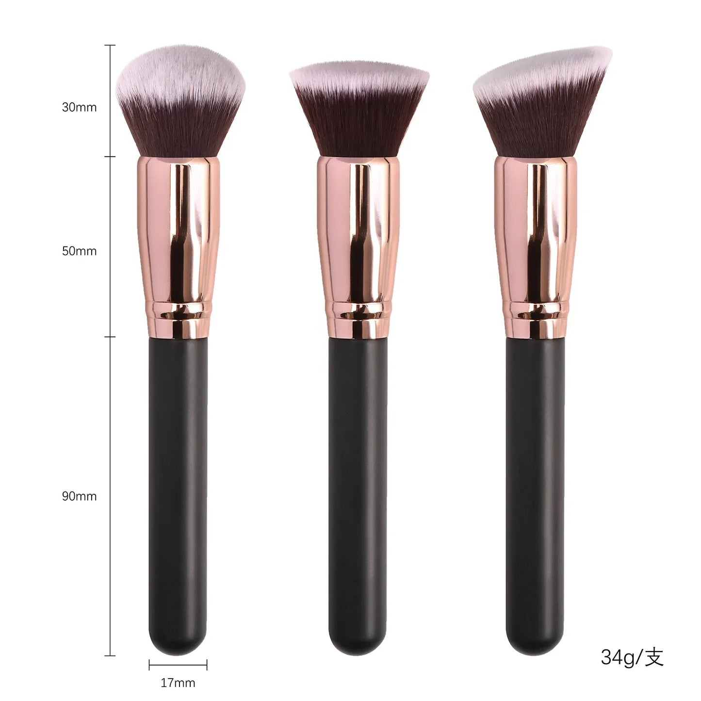 3/1PCS Makeup Brushes Foundation Loose Powder Concealer Blending Blush Brush Professional Cosmetic Beauty Make up Tool